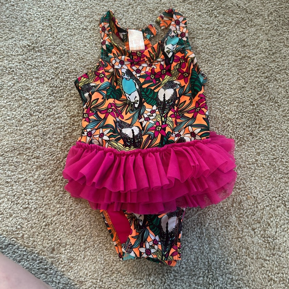 Cat & Jack 18 Month Birdie Swimsuit